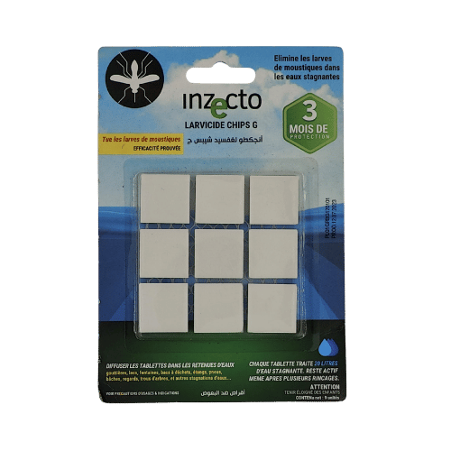 INZECTO LARVICIDE CHIPS G Maroc